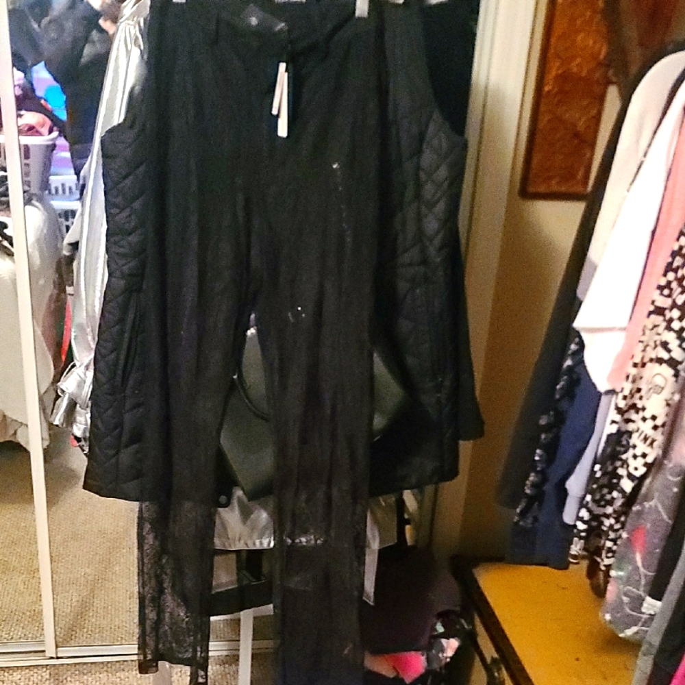 VICTORIA SECRET Black Lace Pants